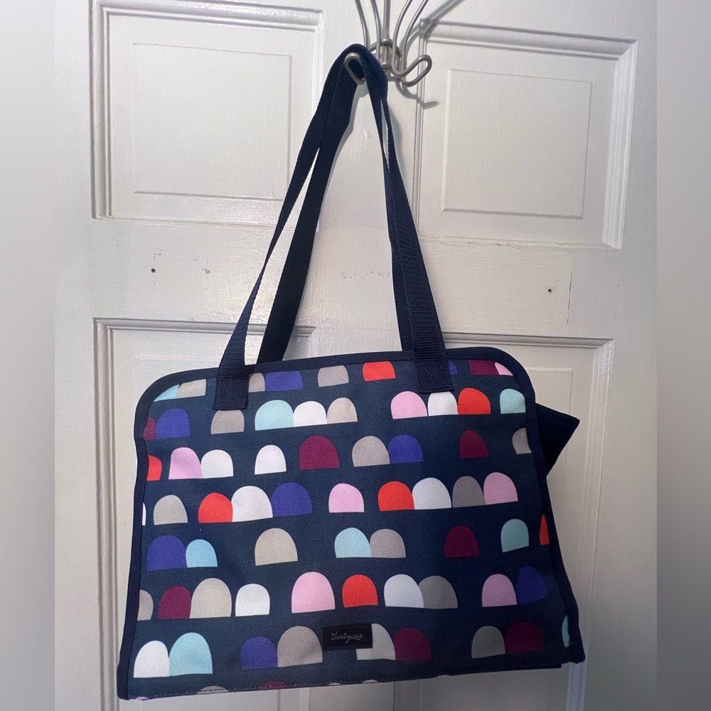LIKE NEW- Thirty One - Get Creative Caddy - Gumdrop pattern